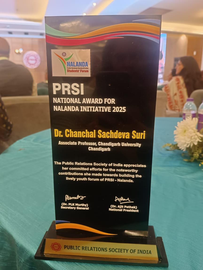 PRSI National Award for Nalanda Initiative 2025